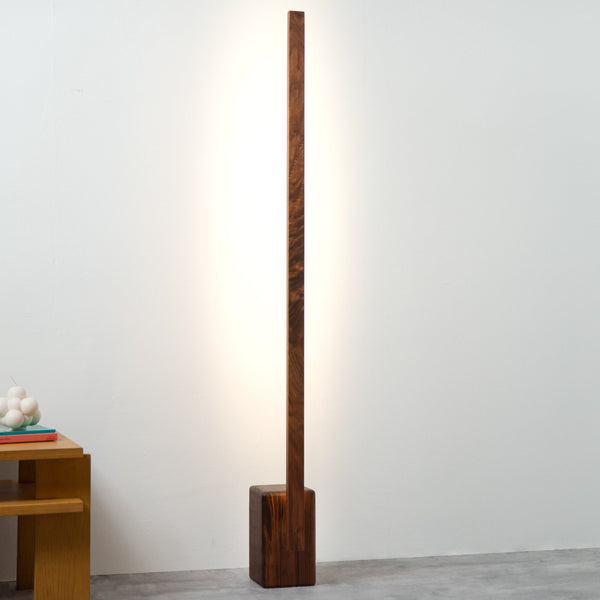 Column Hardwood Floor Lamp