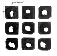 Bahati Wood Wall Decor, Natural, S/9