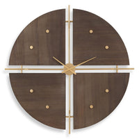 Walnut Elegance Clock