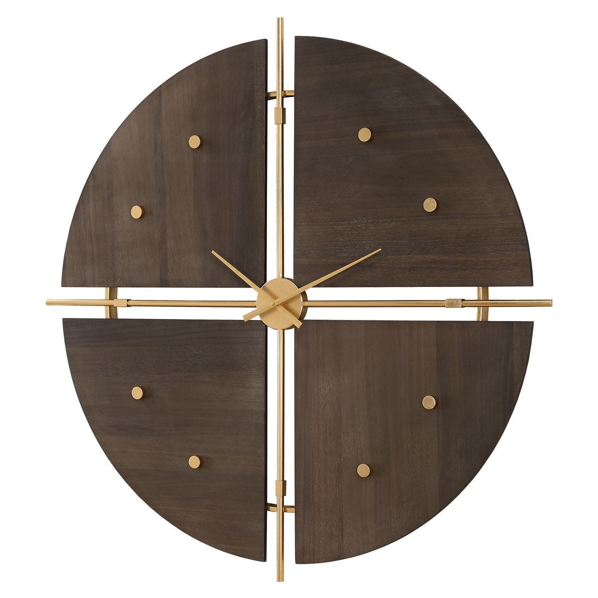Walnut Elegance Clock