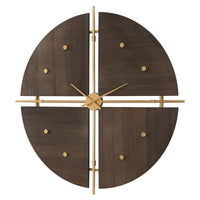Walnut Elegance Clock