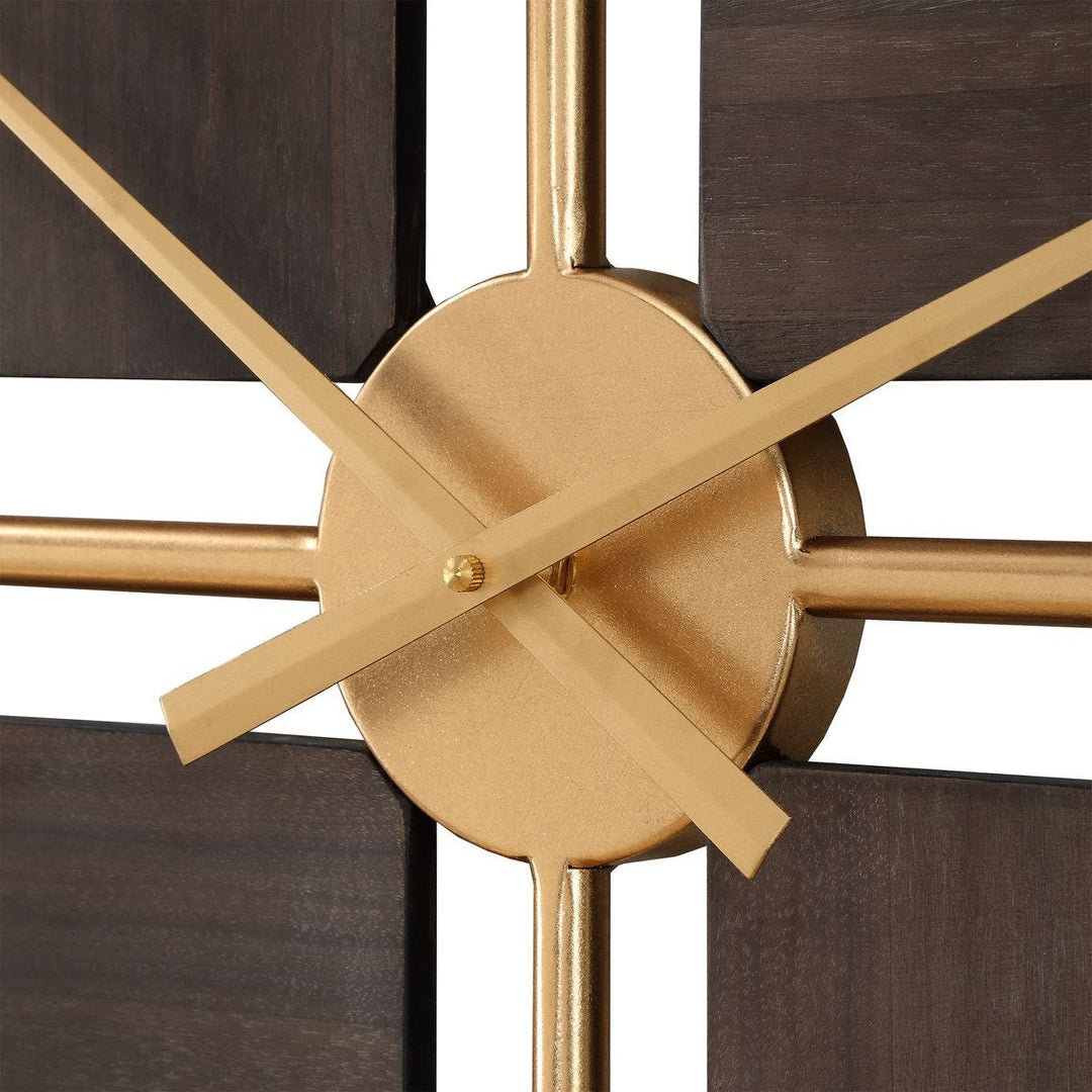 Walnut Elegance Clock