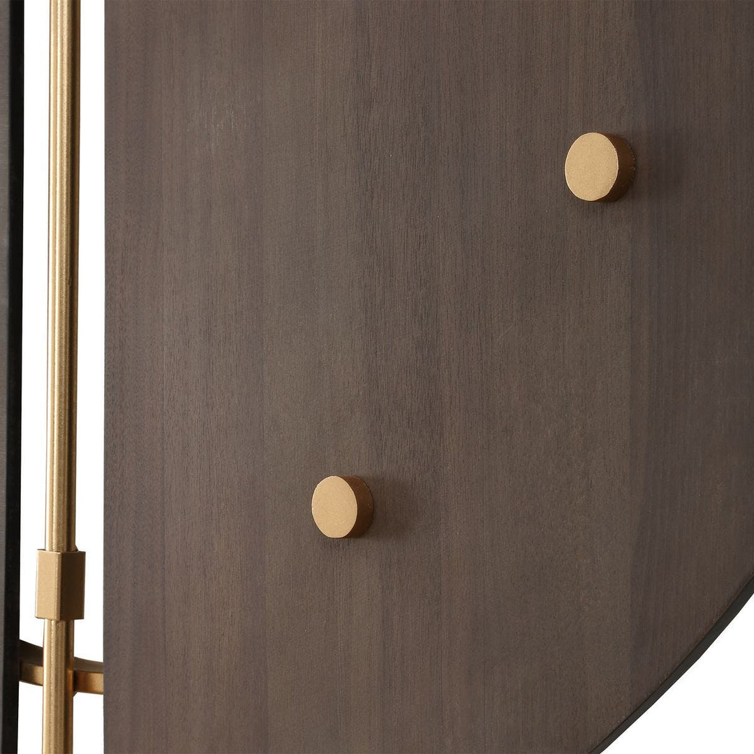 Walnut Elegance Clock