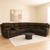 Stanton 867 Power Reclining Sectional with 3 Recliners