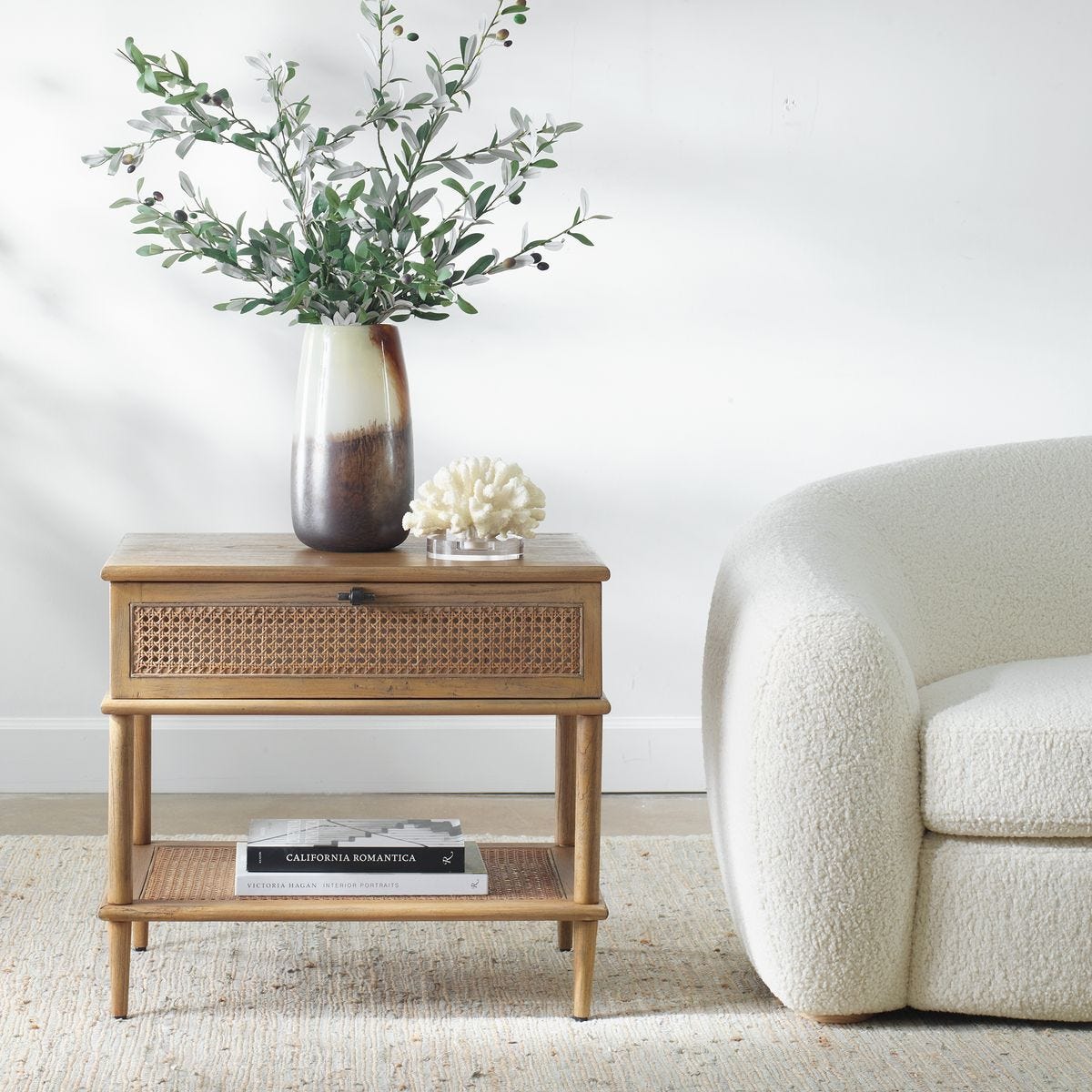 Coast Side Table | Black, Natural & White Finishes