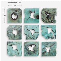 Bahati Wood Wall Decor, Natural, S/9