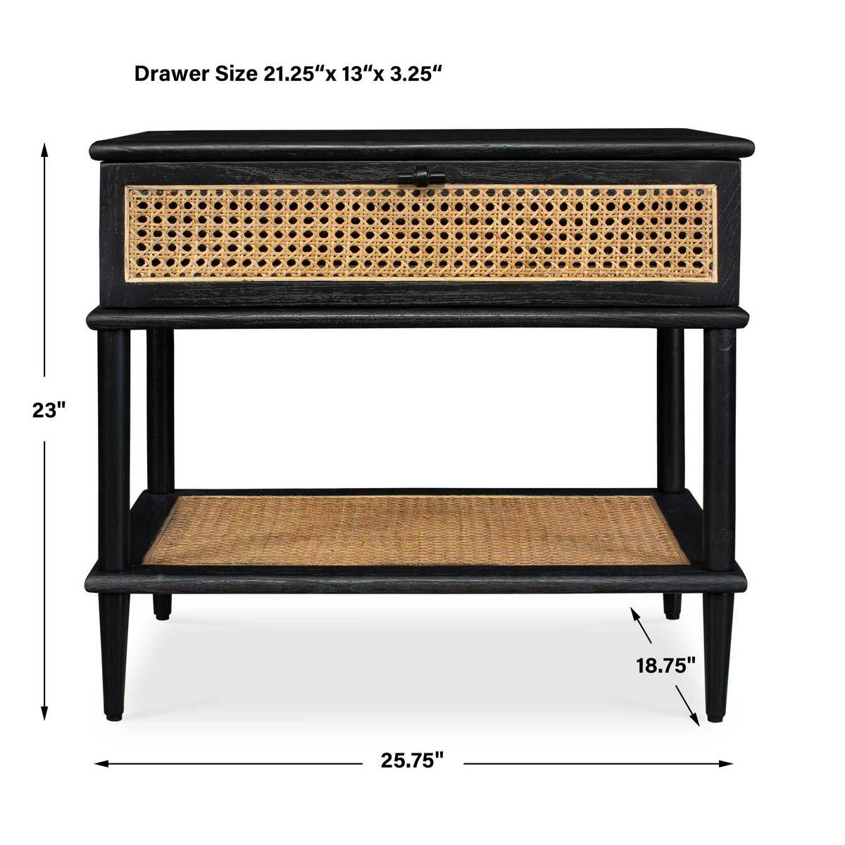 Coast Side Table | Black, Natural & White Finishes