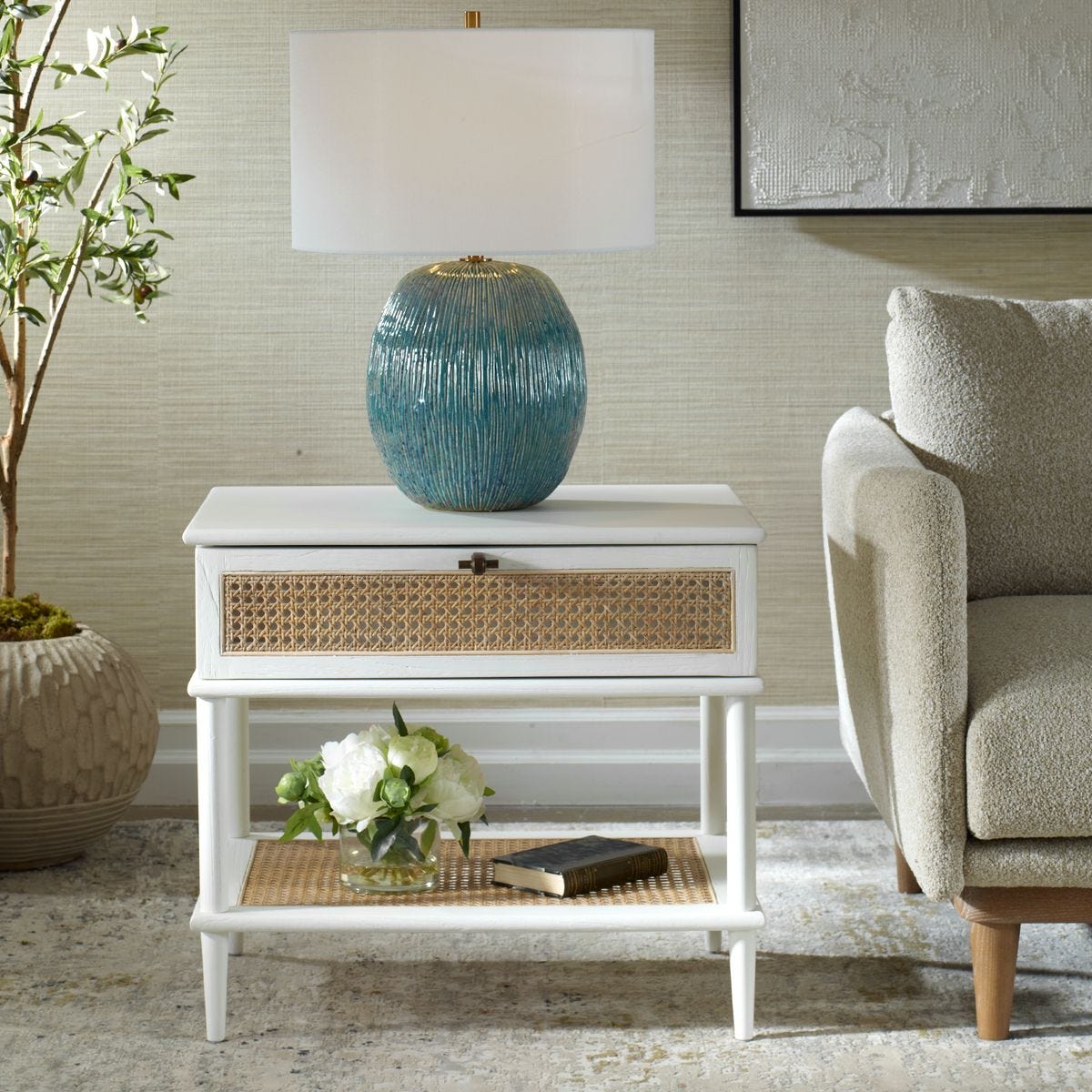 Coast Side Table | Black, Natural & White Finishes