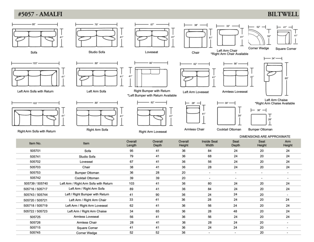 Biltwell Rico Sofa #5120