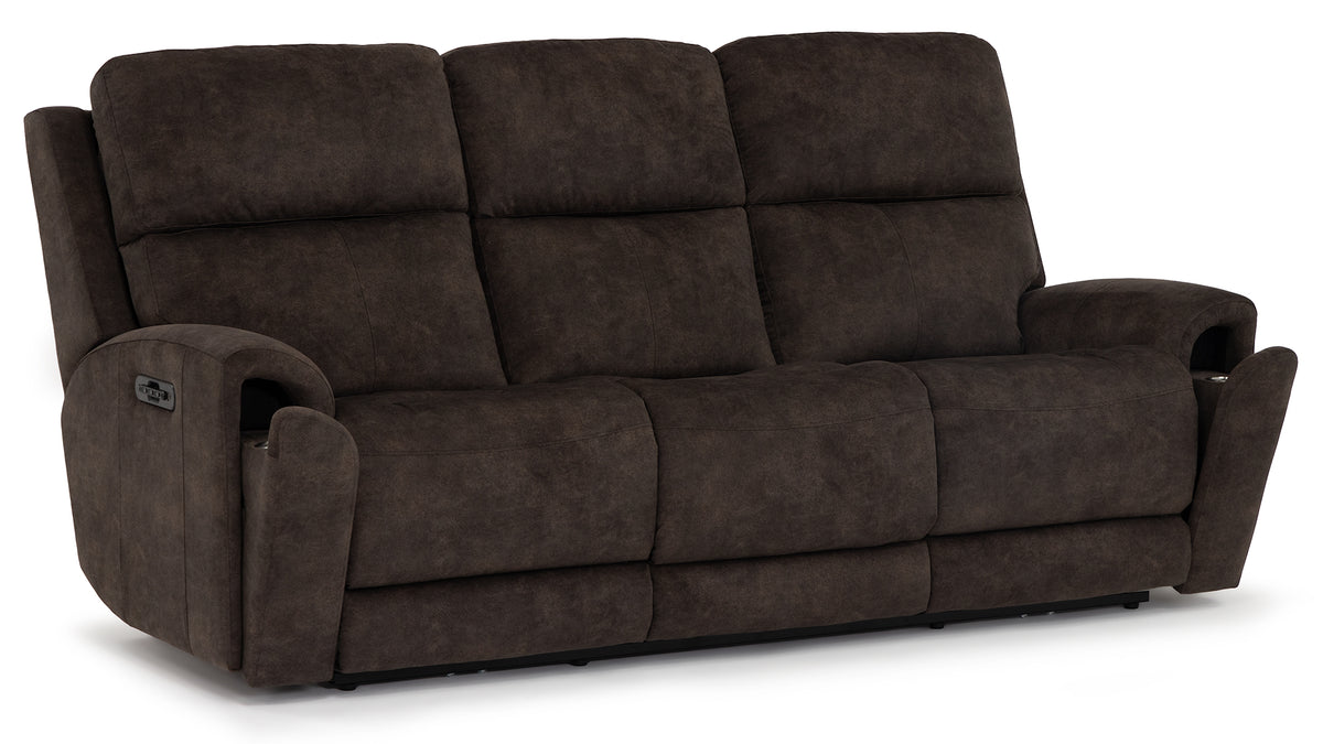 Stanton 894-50B Power Reclining Sofa with Drop-Down Table