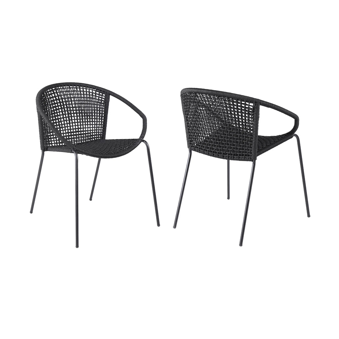 Armen Living Snack Outdoor Dining Chair