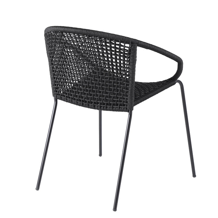 Armen Living Snack Outdoor Dining Chair