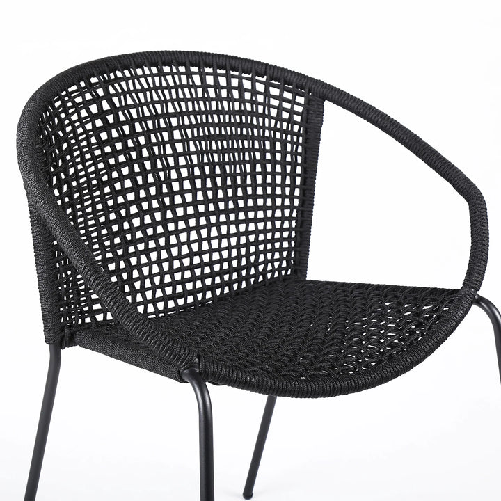 Armen Living Snack Outdoor Dining Chair
