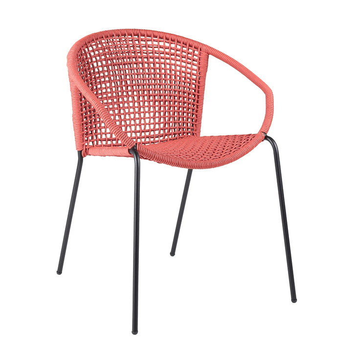 Armen Living Snack Outdoor Dining Chair