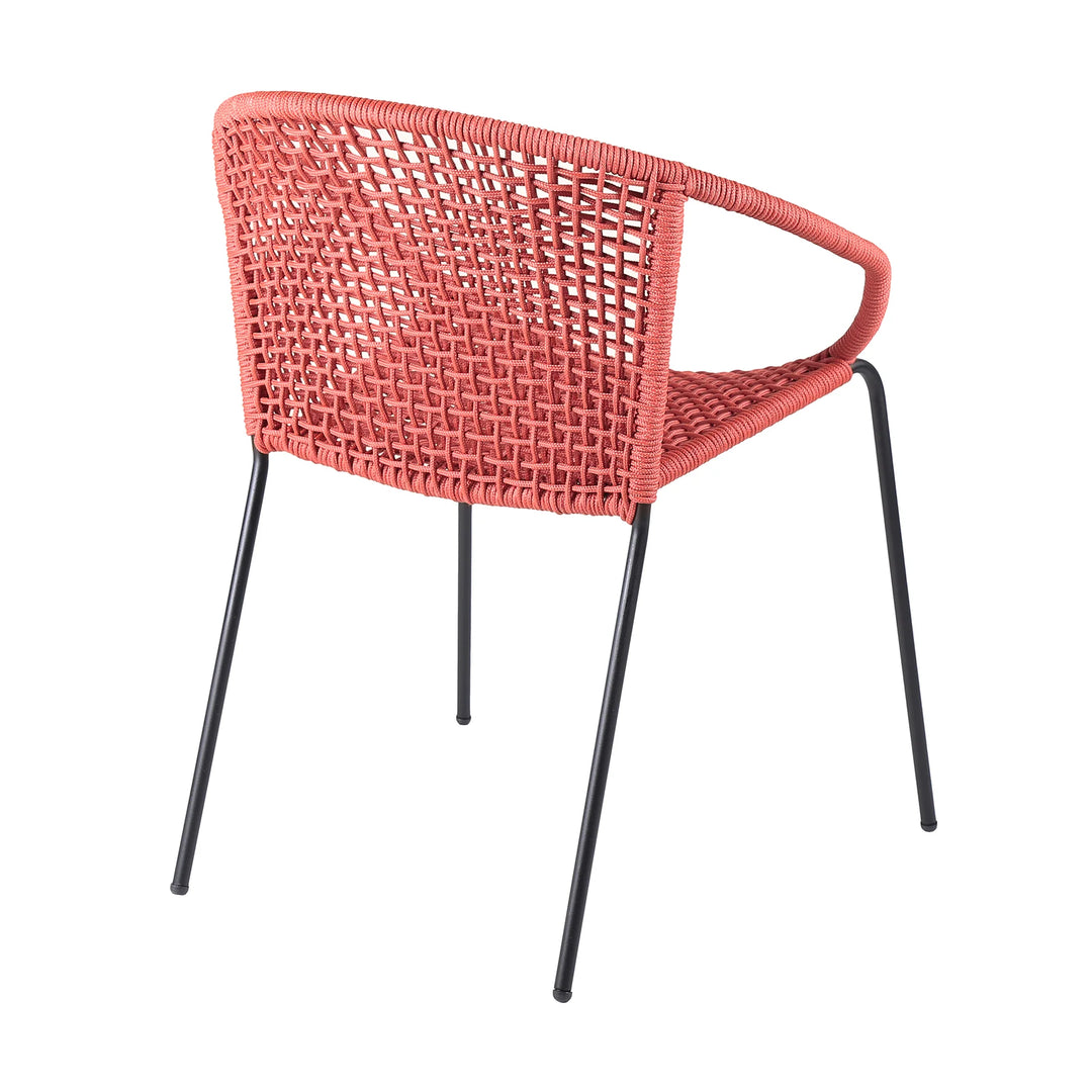 Armen Living Snack Outdoor Dining Chair