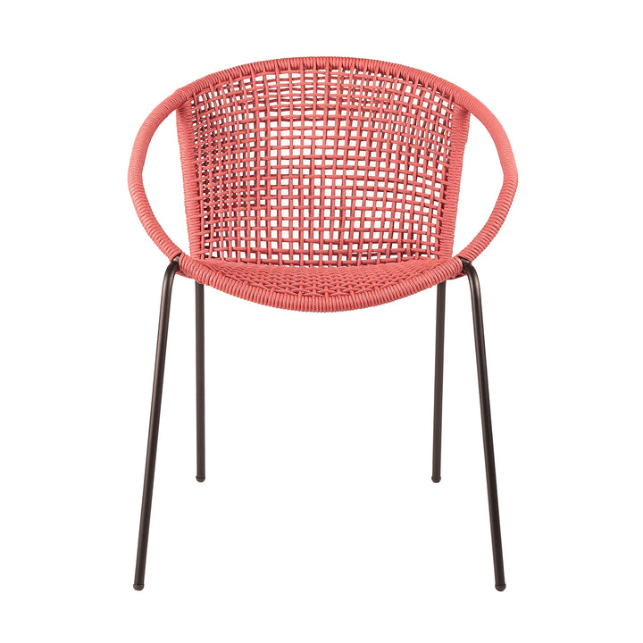 Armen Living Snack Outdoor Dining Chair