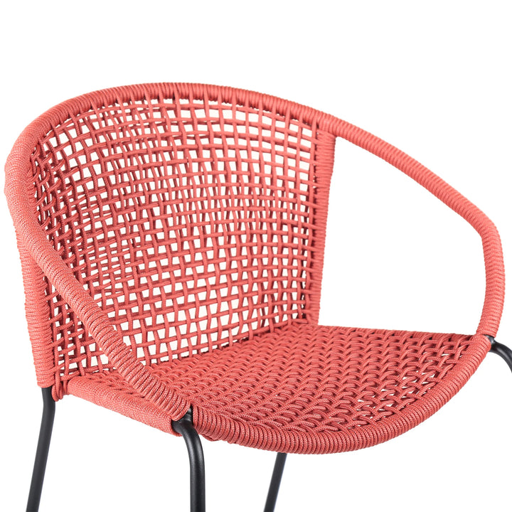 Armen Living Snack Outdoor Dining Chair