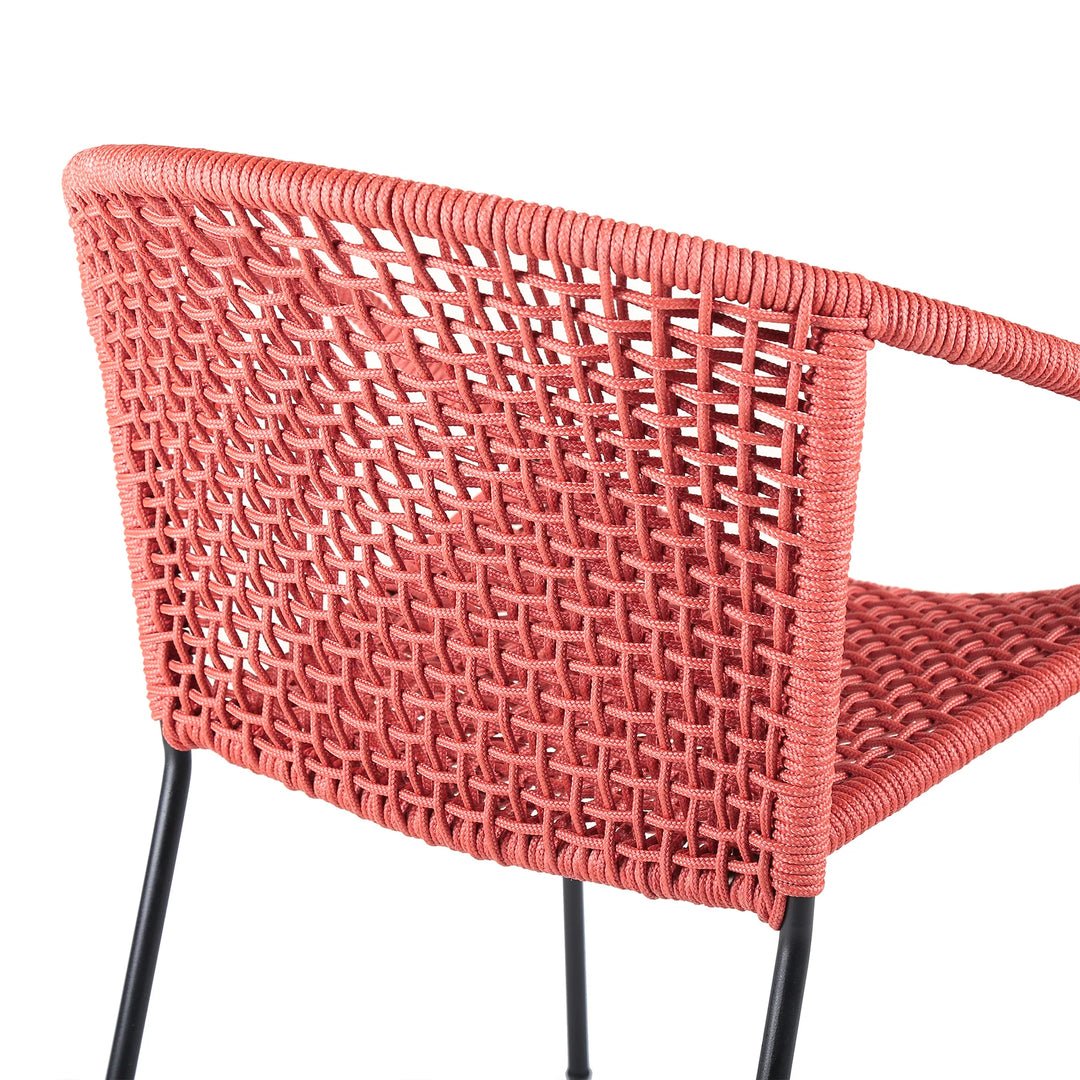 Armen Living Snack Outdoor Dining Chair