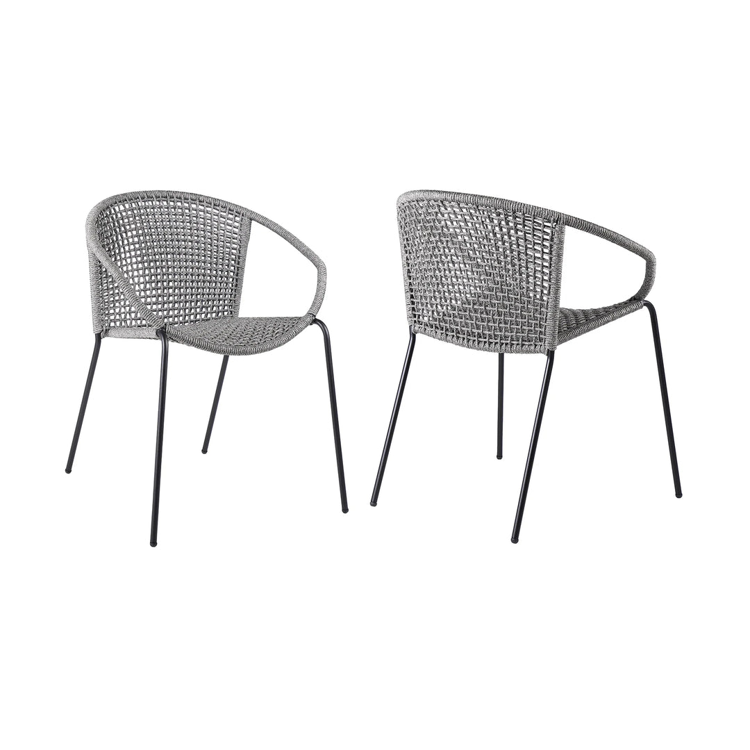 Armen Living Snack Outdoor Dining Chair