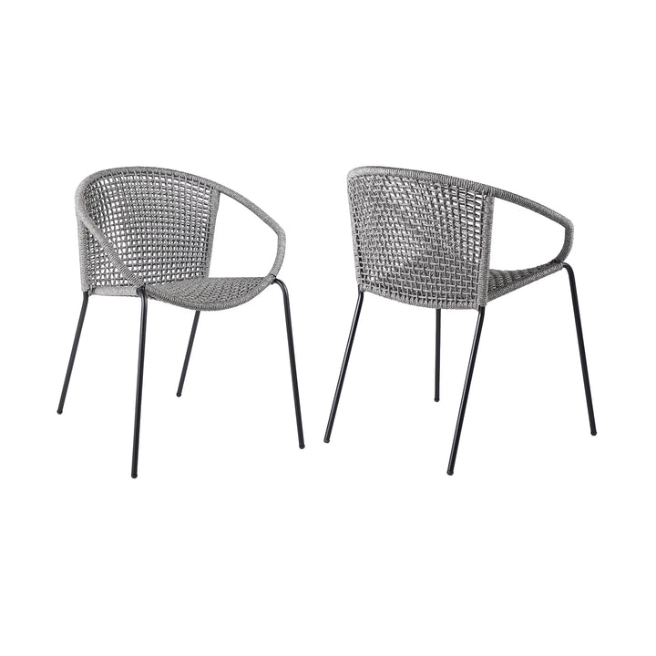 Armen Living Snack Outdoor Dining Chair