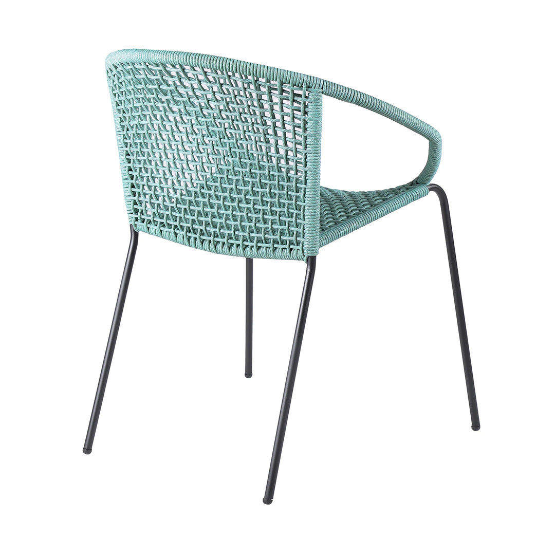 Armen Living Snack Outdoor Dining Chair