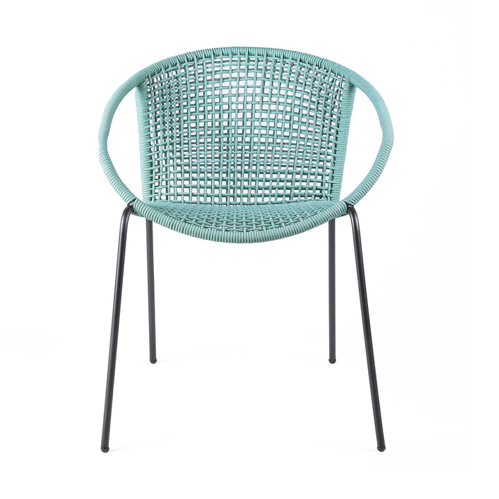 Armen Living Snack Outdoor Dining Chair