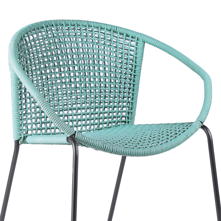 Armen Living Snack Outdoor Dining Chair