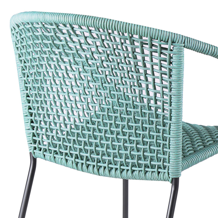 Armen Living Snack Outdoor Dining Chair