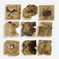 Bahati Wood Wall Decor, Natural, S/9