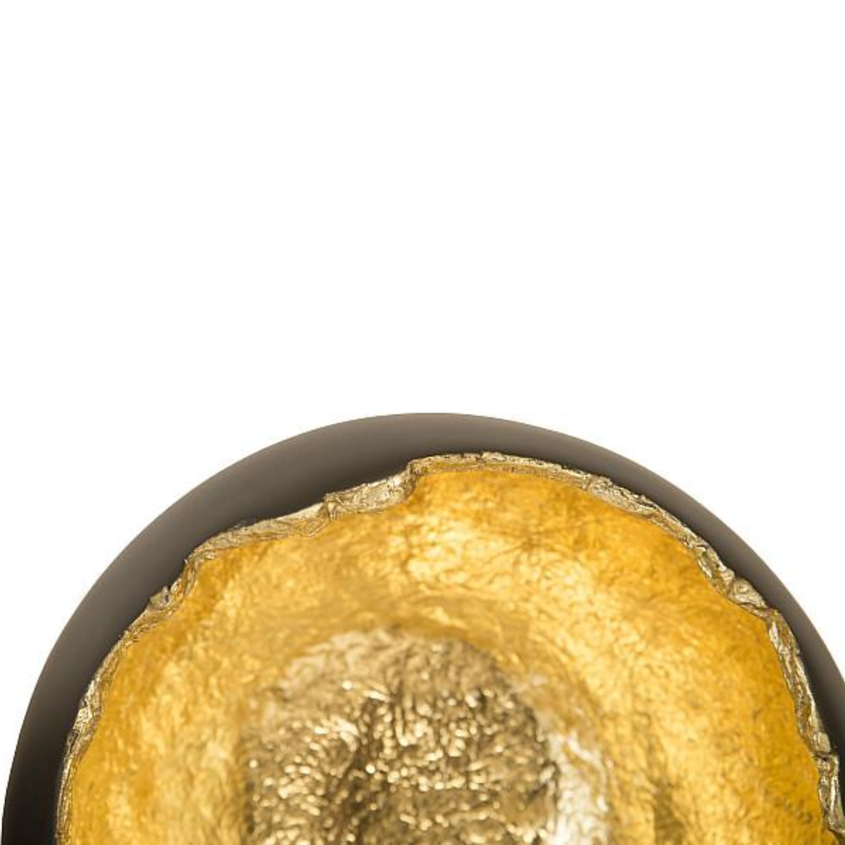 Phillips Collection - Broken Egg Wall Art, Black and Gold Leaf, Set of 4