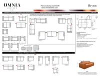 Omnia Leather Brynn Sofa / Sectional