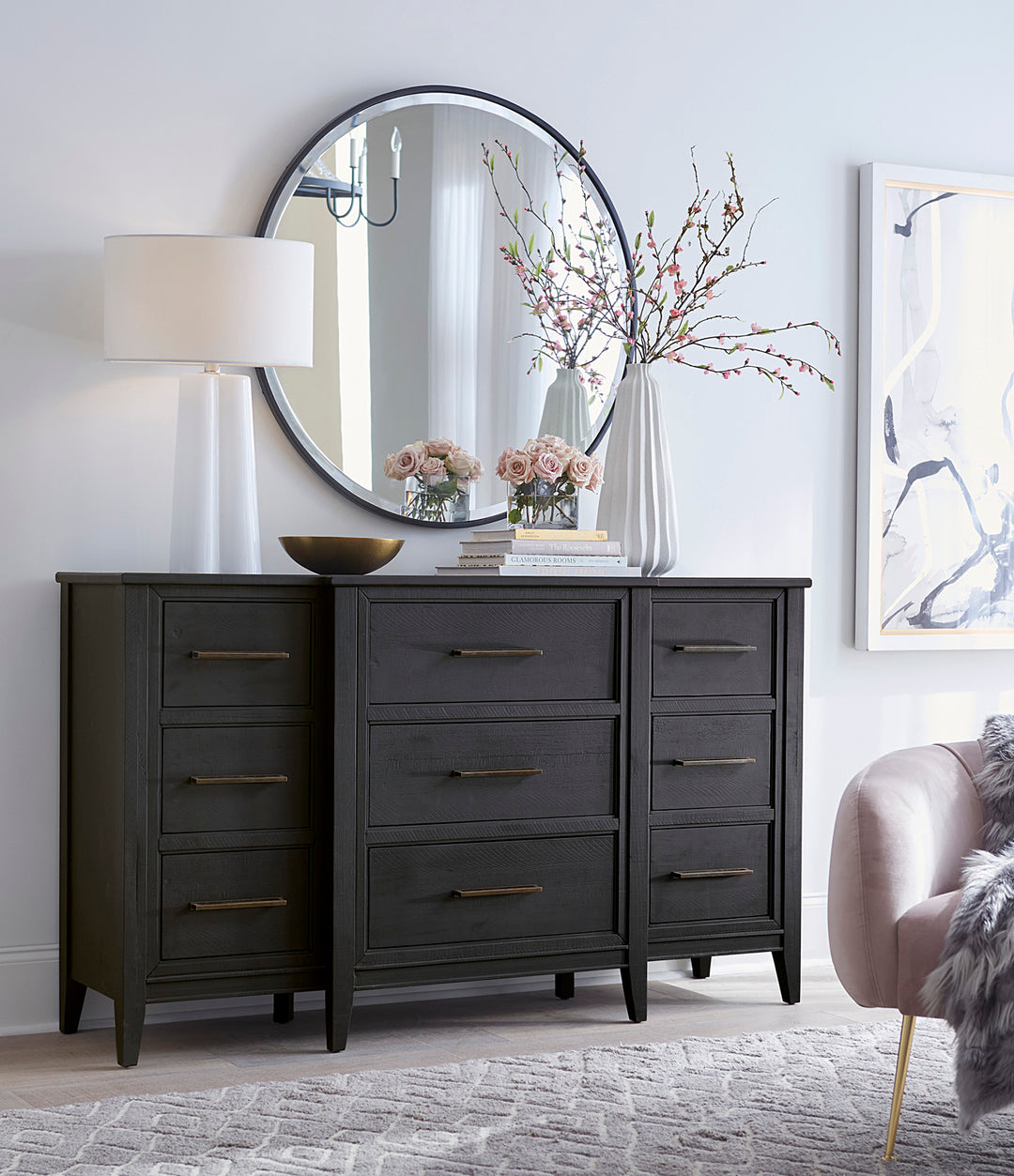 Camden Collection Round Mirror