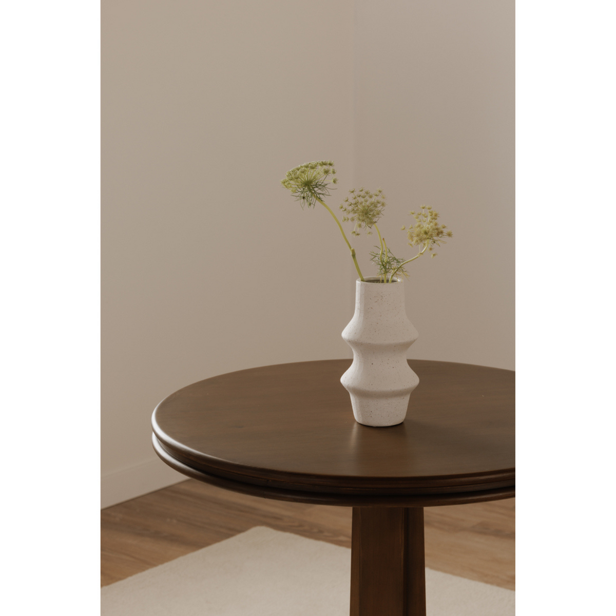 Charles Round Dining Table – Natural or Brown Finish