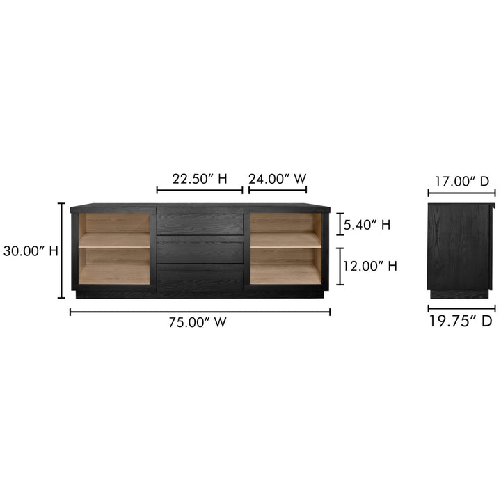 Charlotte Sideboard Black