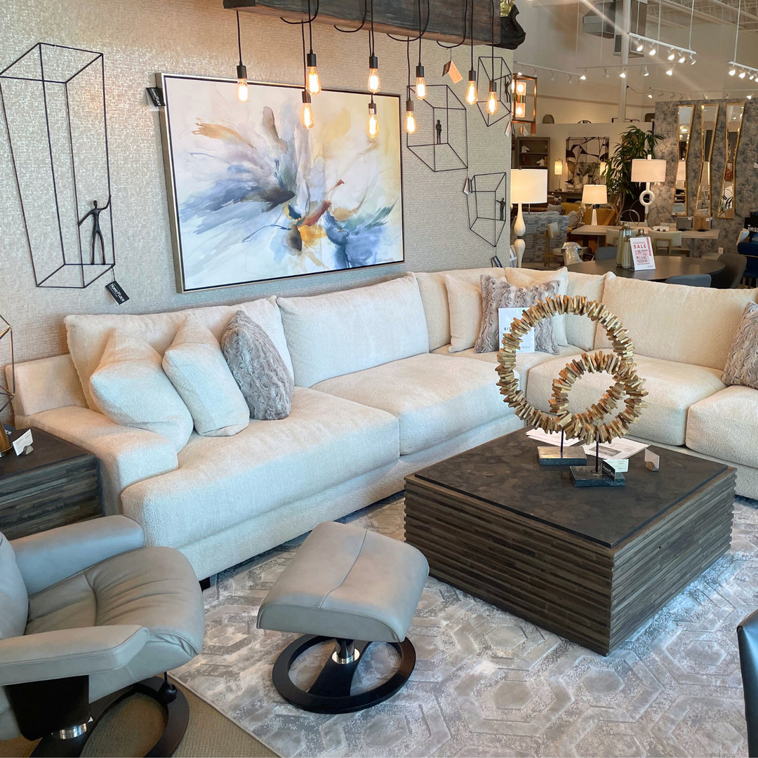 custom down sectional  portland