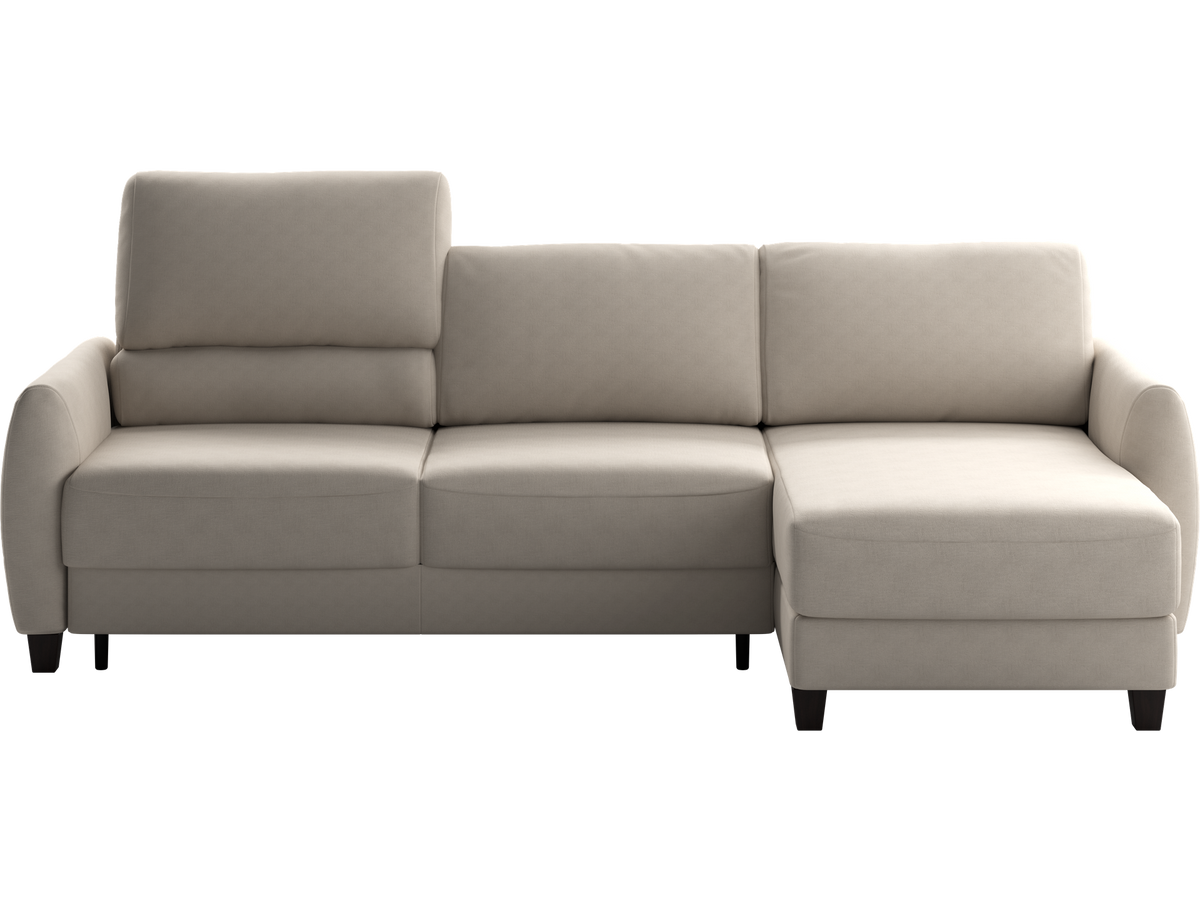 Luonto Delta Full XL Sleeper Sectional with Reversible Storage Chaise