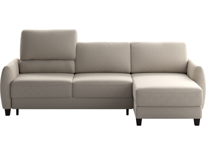 Luonto Delta Full XL Sleeper Sectional with Reversible Storage Chaise