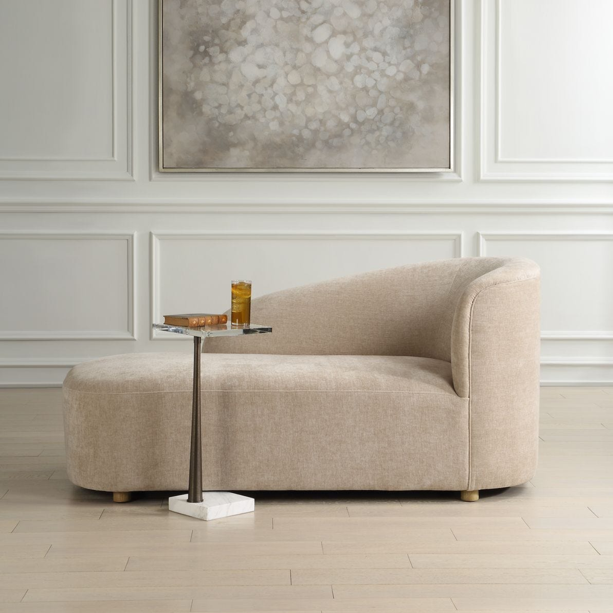 Fae Arm Chaise Lounge by Uttermost