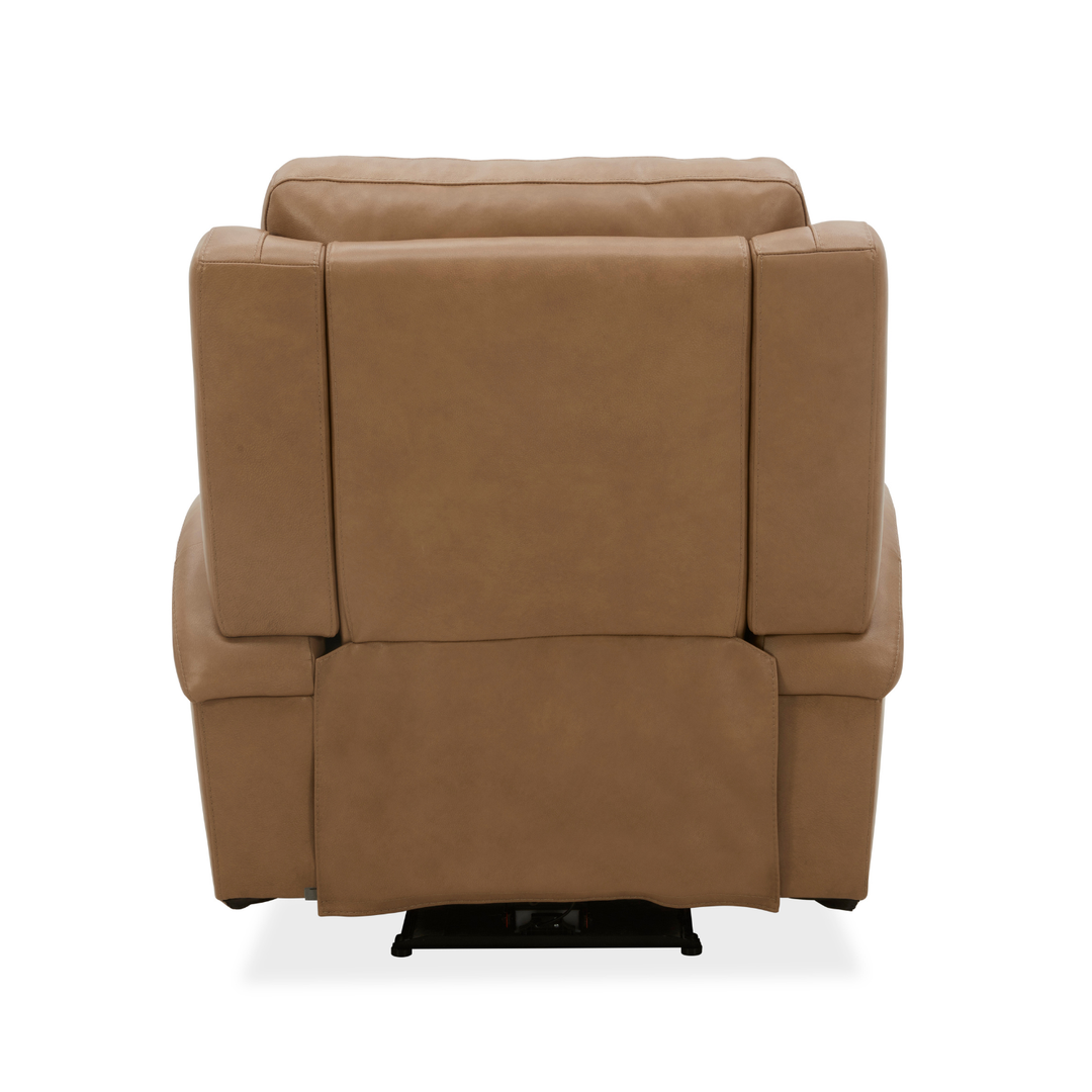 Flexsteel Ranger Leather Power Recliner with Power Headrest, Lumbar, Heat &amp; Massage