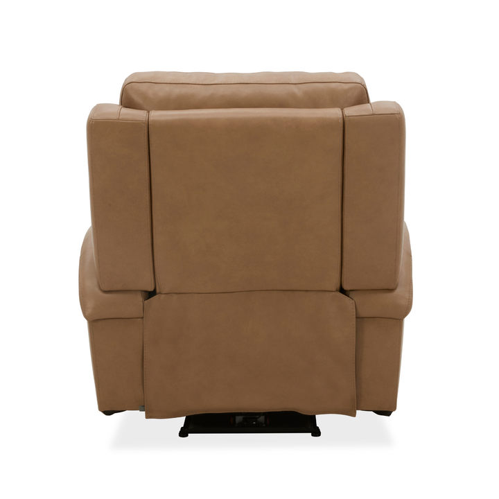 Flexsteel Ranger Leather Power Recliner with Power Headrest, Lumbar, Heat &amp; Massage
