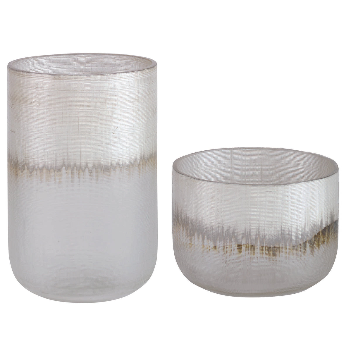 Frost Vases, set of 2