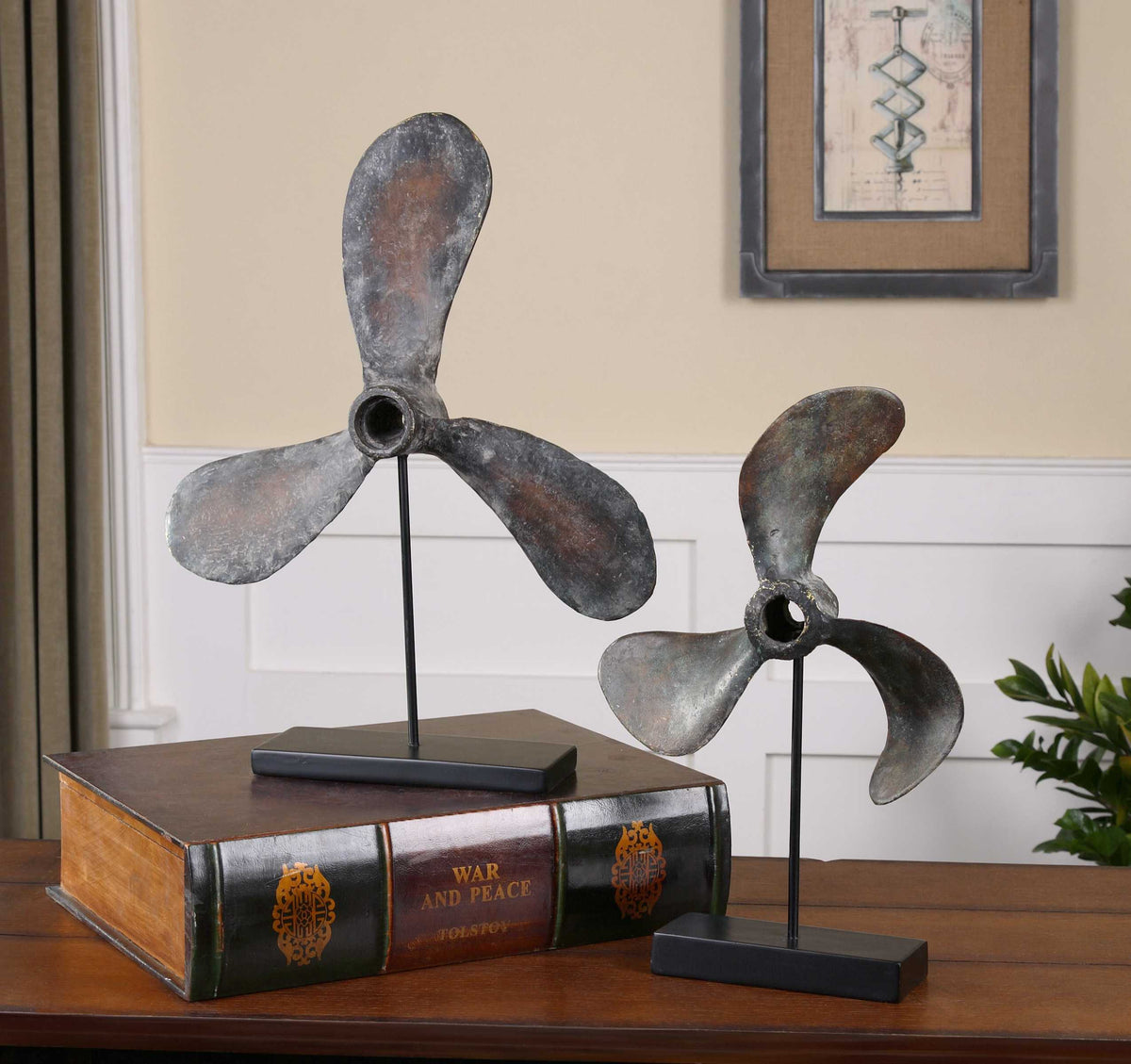 Propellers Sculpture, Set of 2