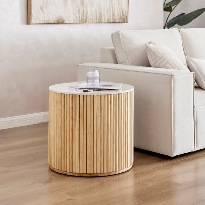 Ingrid Ceramic Top - Round Side Table