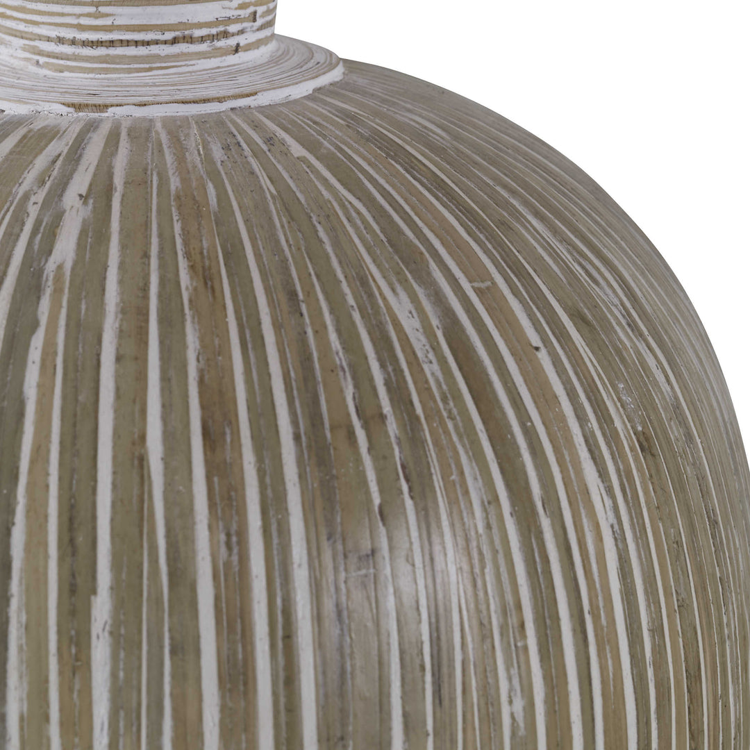 Islander Vases, White, Set of 2