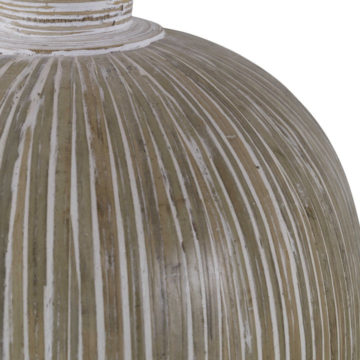 Islander Vases, White, Set of 2