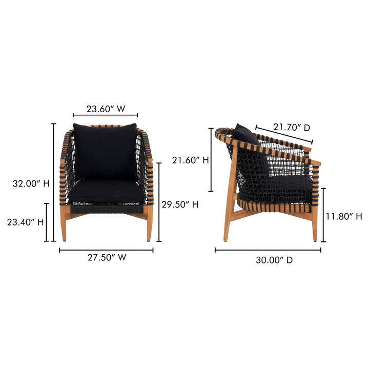 Kuna Outdoor Chair by Moes Home