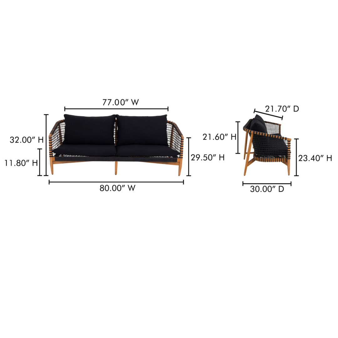 Kuna Outdoor Sofa by Moes Home