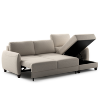 Luonto Delta Full XL Sleeper Sectional with Reversible Storage Chaise