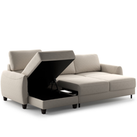 Luonto Delta Full XL Sleeper Sectional with Reversible Storage Chaise