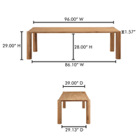 Post Large Dining Table